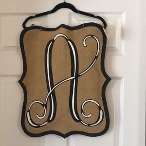 Letter A Door Hanging